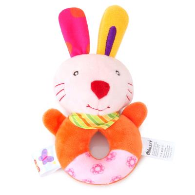 China Funny Plush Animal Hand Bell Baby Rattle Toys Cute Stuffed Animals Hand Bell Ring Baby Rattle Toys Baby Quilt Soft Toy Animal Hand Bell for sale