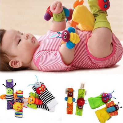 China Funny Educational Toy Baby Wrist Rattles Infant Socks and Foot Finders Ratchets Baby Toys for sale