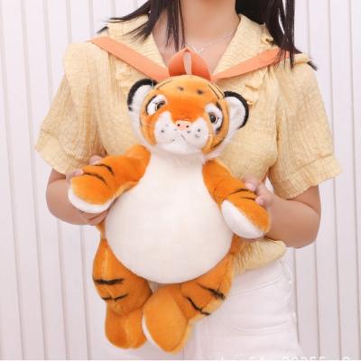 China Cute Animal Shaped Hot Selling Amazon Plush Backpack For Kids Plush Tiger Candy Bag for sale