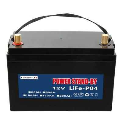 China Waterproof rechargeable video game player motor boat battery 12V100ah lifepo4 battery pack lithium ion battery pack for sale