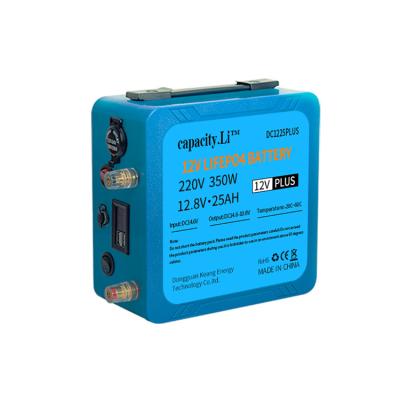 China Video game player 12v 25ah lifepo4 lithium battery pack rechargeable battery for outdoor camping for sale