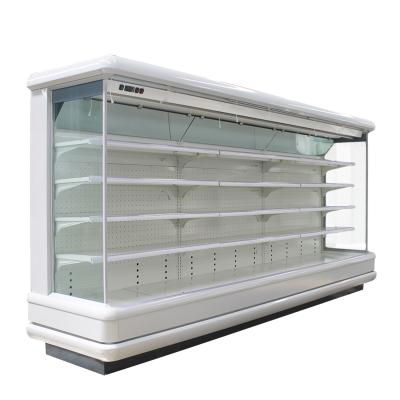 China Double-temperature Open Chiller Supermarket Refrigerator Store Multideck Refrigerators Showcases Cabinet Refrigeration Equipment for sale