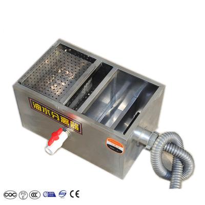 China Hotels Restaurant Family Kitchen Equipment Grease Oil Water Separator for sale