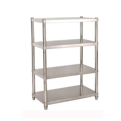 China Best Price 304 Stainless Shelf Durable 304 Stainless Steel Rack Heavy Duty Shelf for sale