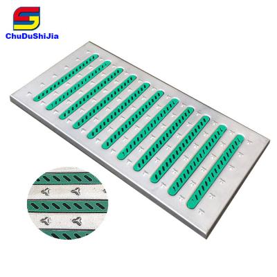 China 2018 Steel Sieve Rain Drainage Grate Cover Draining Trench Floor Drain Cover for sale