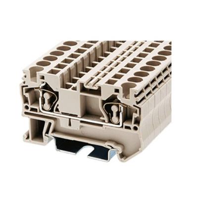 China of high voltage self-locking electrical terminal block AK4 11 - terminal block high quality quick connect connector A.W.G. 20 for sale