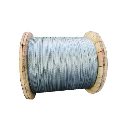 China MANUFACTURING 1*7 1*19 hot dipped galvanized steel wire rope in China for sale