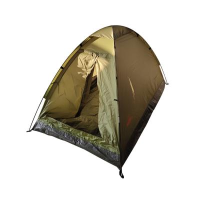 China New Product Hot Sale 1/2 Person Canvas Cheap Stake Tent Outdoor Dome Tube Type Camping Tent for sale