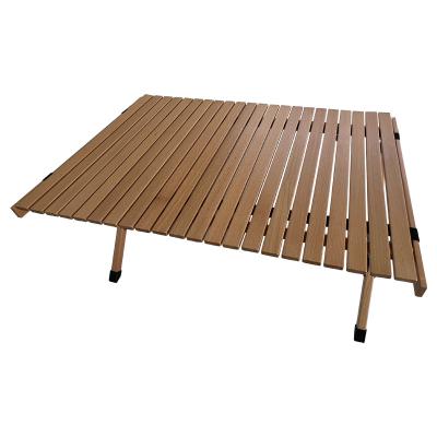 China Mini modern portable outdoor wooden portable camping table camping folding table outdoor camping table for sale