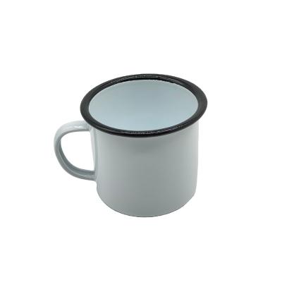 China 2021 Viable New Product Namel Enamel Mug Custom Color Outdoor Camping Coffee Tea Cups for sale