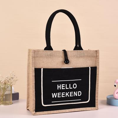 China Shopping& Daily Eco-Friendly Custom Made Canvas Print Tote Shopping Bag Lady Handbag Lady Canvas Handbag for sale