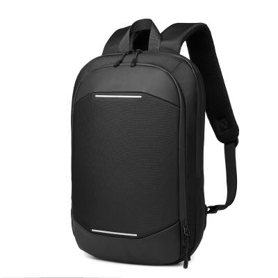 China High Quality Waterproof Custom Business Men PU Leather Backpack With Logo for sale