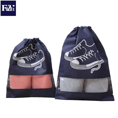 China Wholesale Custom Fashion Shoe Storage Bag Fabric With Printing Logo for sale