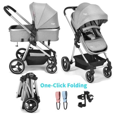 China In 1 Bebe Para Carriola Poland Premium Design Wheels Portable Smart Stroller Foldable Rubber Top In 1 Toddler Buggy Accesorios Para Bebe Rubber Top for sale