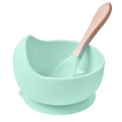 China Minimalist Customized Color Manufacturer Strong Suction Silicone Baby Feeding Bowl for sale