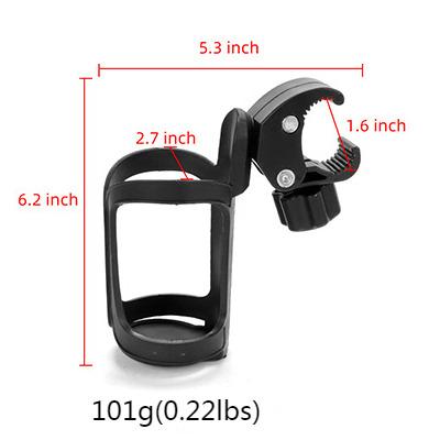 China 360 Degree Adjustable Bottle Holder Baby Stroller Walker Bottles Holder Baby Stroller Cup Holder for sale