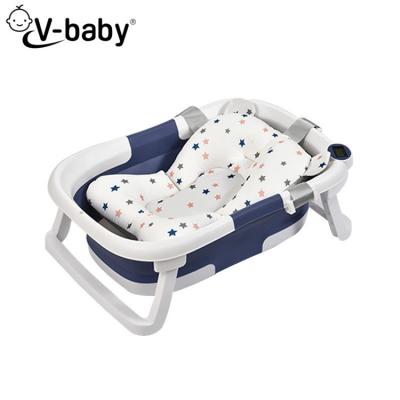 China Hot Selling Big Toddler Plastic Portable Eco-friendly Indoor Size Foldable Tub Folding Baby Tub For Kids for sale