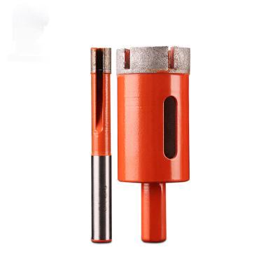 China 4-90mm Diamond Drill Bit Tile Glass Hole Saw Core Bit High Temperature Quenching Guide With Vacuum Base Sucker Tile Openings Glass Locator for sale