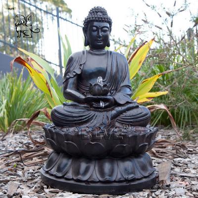 China El jardín religioso de tamaño natural de bronce Shakyamuni Buda de la fuente de agua de la estatua de BLVE Buda esculpe la decoración al aire libre en venta