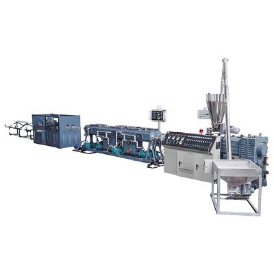 China PVC Electric Conduit Double Pipe Production Extruder Making Machine Extruding Machine Plastic Pipe Conical Twin-screw Extruder en venta