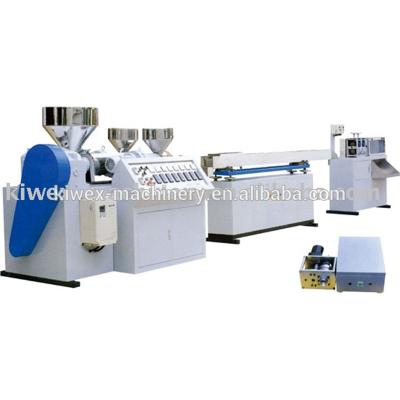 中国 Drinking Straw Extrusion Line Plastic Pipe Making Machine Double-Screw 販売のため