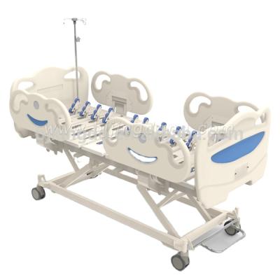 China Hospital Bed Five Function Tilt Medical Bed Side Tilt Hospital Bed for sale