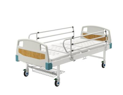 China Medical Hospital Bed ABS Head And Foot Manual Bed for sale