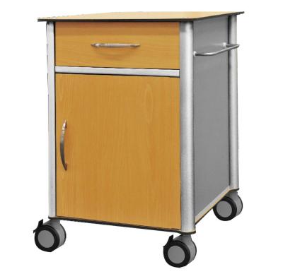 China Modern Hot Sale Hospital Bedside Cabinet Medical Solid Wood Locker for sale