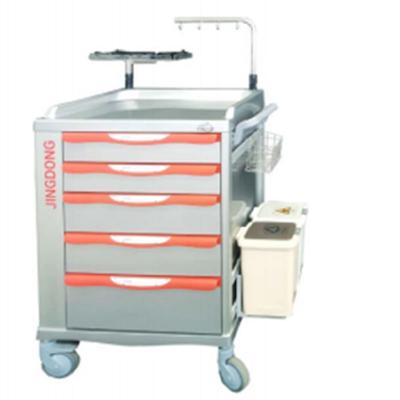 China TELEIOS Series Emergency Trolley Hospital Emergency /Anesthesia/medicine/Treatment/Infusion/Medical Disc/Workstation/Dressing Trolley for sale