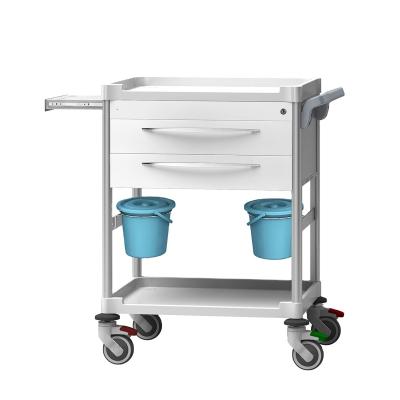 China Best Medicine Storage and Transport Solution ABS Plastic Trolley Beauty Medicine Treatment Trolley for sale