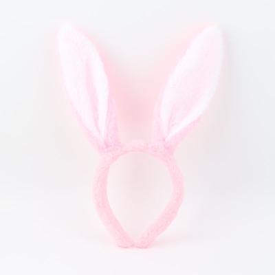 China Adult Bunny Hairpin Headband Festival Hair Accessories Drama Performance Rabbit Ears Headband Easter Kids Headwear for sale