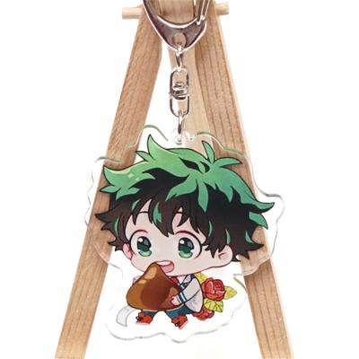 China Adult Costume My Hero Anime Cartoon Key Chain Cheap Acrylic Cute Anime Cute Cartoon Key Chain for sale