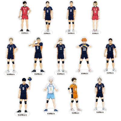 China Drama Performance 15cm Anime Volleyball Boy! ! Acrylic Desktop Stand Up Card Anime Character Model Gift For Anime Fans for sale