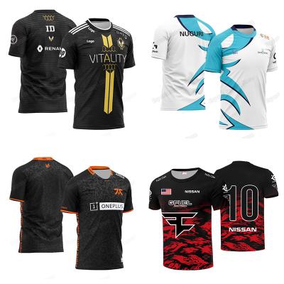 China T-shirt Customize Custom Team Gaming Esports Player Pro Player Name ID Fans Jersey T-shirt Shirt Women Men Uniforms for sale