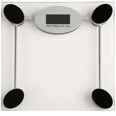 China Wholesale Stainless Button Electronic Digital Bathroom Scale Body Scale Can Be Printed With Trademark Advertising Weight 180kg Glass Scale for sale