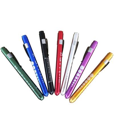 China SPLINKTECH Aluminum Alloy Camping Nurse Penlight with Gauge LED Pupil Medical Pen Lights for Nursing Physicians for sale