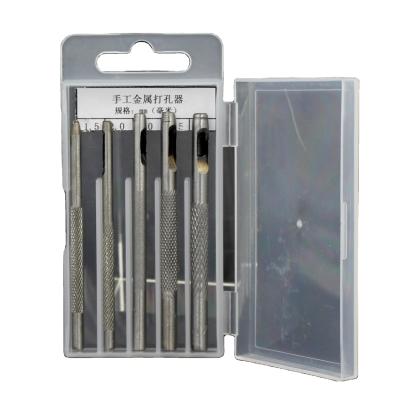 China Leather Craft Tool Blank Steel Leather Punch Hole Leather Stitching DIY Tool for sale