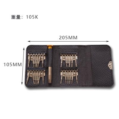 China Multifunctional Mobile Phone Manual Repair Tool Apple Repair Tools 25pcs Holster Disassembly Combination Screwdriver Tool Screwdriver Set for sale