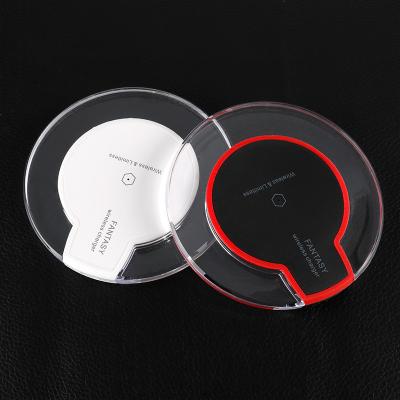 China Mobile Phone Splinktech Crystal Fast QI Wireless Charger for Android and IOS with LED for sale