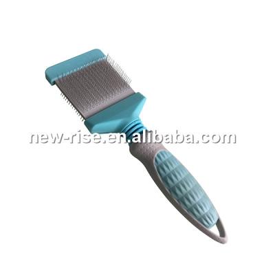 China Viable Dog Cat Double Sided Slicker Brush for sale