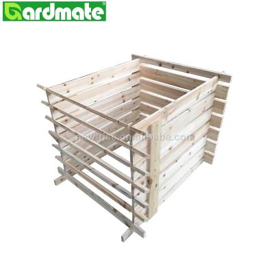 China Garden Compost Bin Slatted Garden Waste Composter Box 209452 for sale