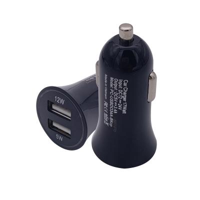 China Car charger china custom PC fast charger dual ports wholesale flame retardant or standard car materials for sale