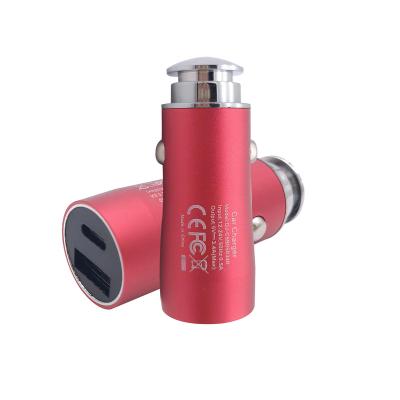 China Hot Sale 2 Ports PC USB Car Charger Flame Retardant Material For Mobile Phone Fast Charging Car Charger for sale