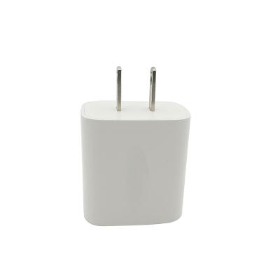 China 20W Plug Palladium Charging Power Supplier American Standard USB A Wall Fast Charger or 20W USB C Power Adapter For Smart Phone WC0001 for sale