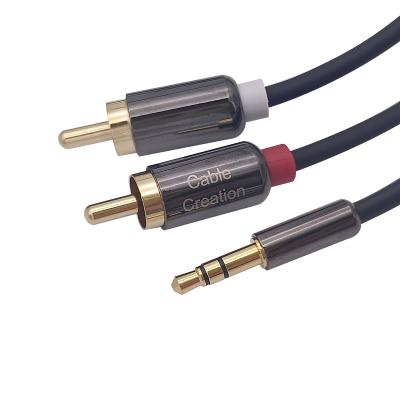 China From car audio cable manufacturers aux. 1 Point 2 Direct Cable Wholesale Audio Speaker Adapter for sale