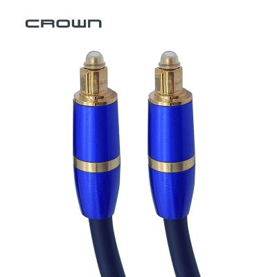 China Gold Plated Camera Connector Toslink To Toslink 1.0 Fiber Optic Conductor Digital Audio Optical Cable for sale