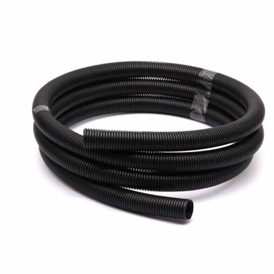 China PA6 Nylon PP AD10 Flame Retardant Plastic Black AD15.8 AD25 AD13 Corrugated Conduit Cable Protection Sleeve for sale