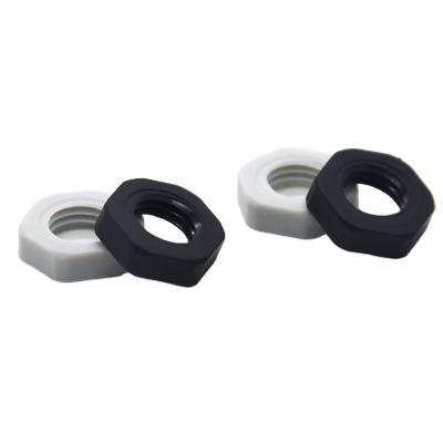 China Heavy Industry Plastic Retaining Nut M8-M63 Thread Lock Hex Nut Thread Metric Pitch 1.5mm for sale