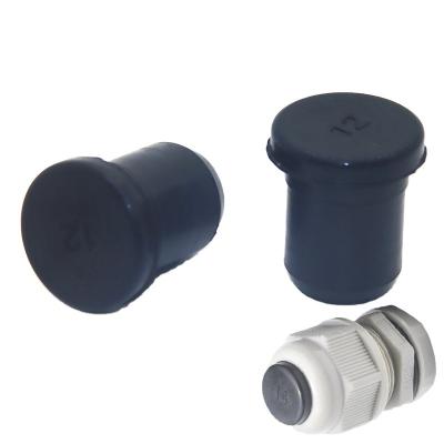 China NRB rubber hole plug use to seal cable gland 12mm 5mm 6mm 7.9mm 14mm 24.5mm waterproof and dustproof plugs for sale