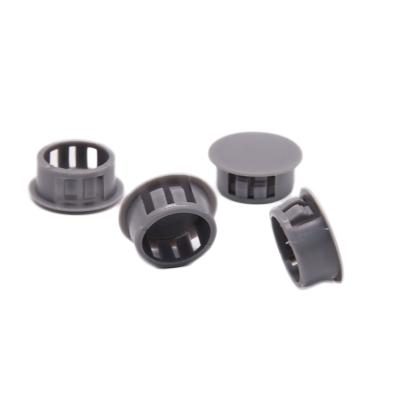 China Gray Plastic Hole Plugs With Cover 22mm Nylon Decorative Table And Furniture Hole Plugs 20mm Gray Plastic Hole Plugs HP10/13/16/30 for sale